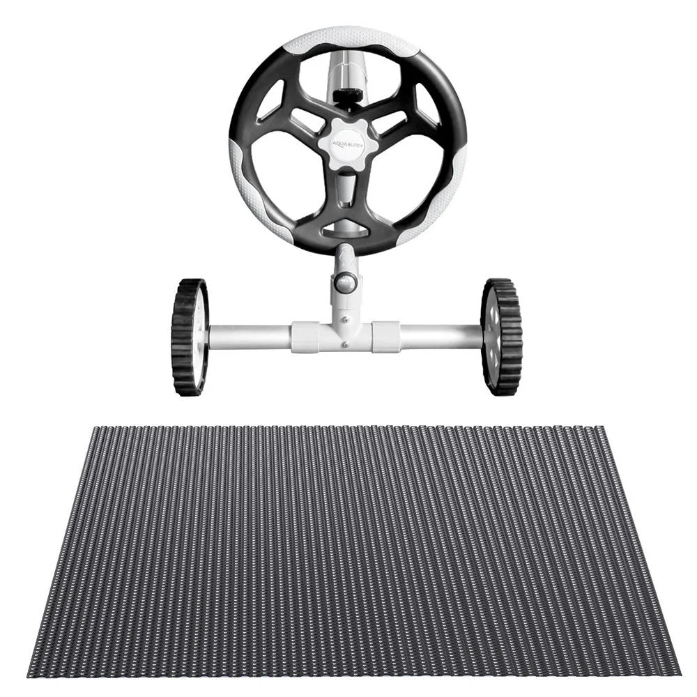 Aqua Buddy Pool Cover 600 Micron 6.5x3m w/ Roller 5.55m