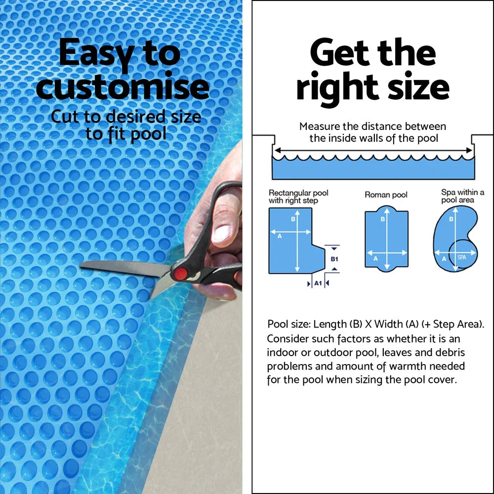 Aqua Buddy Pool Cover 600 Micron 7x4m Swimming Pool Solar