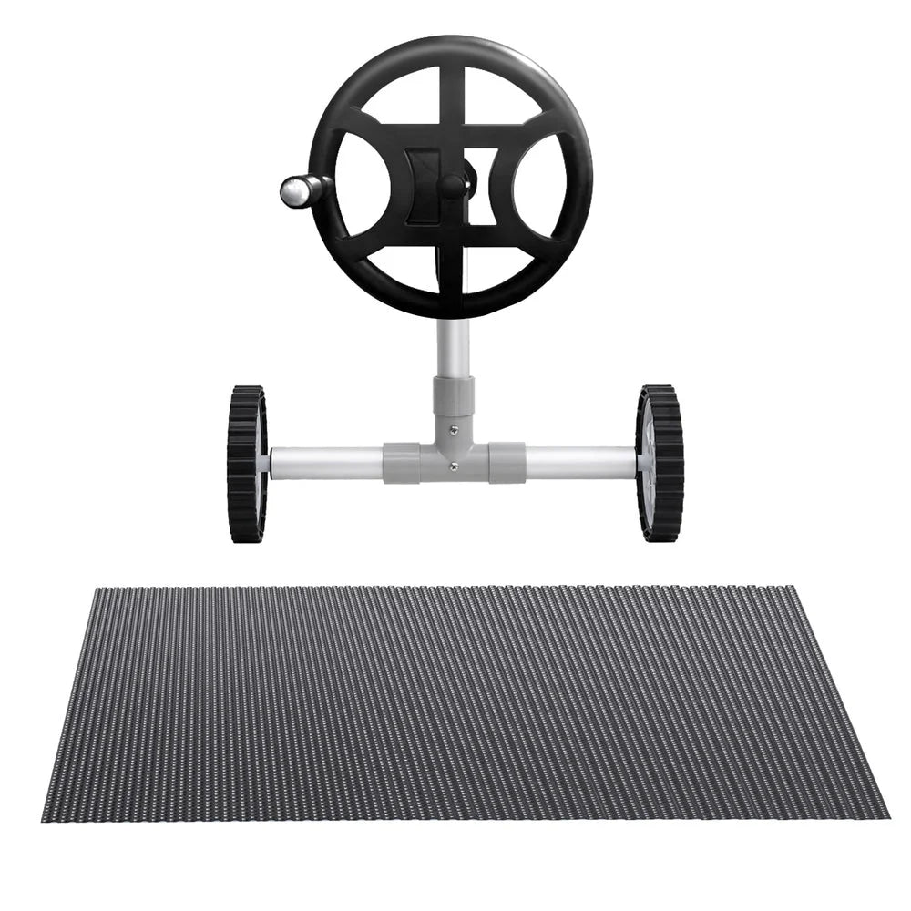 Aqua Buddy Pool Cover 600 Micron 7x4m w/ Roller 4m Swimming