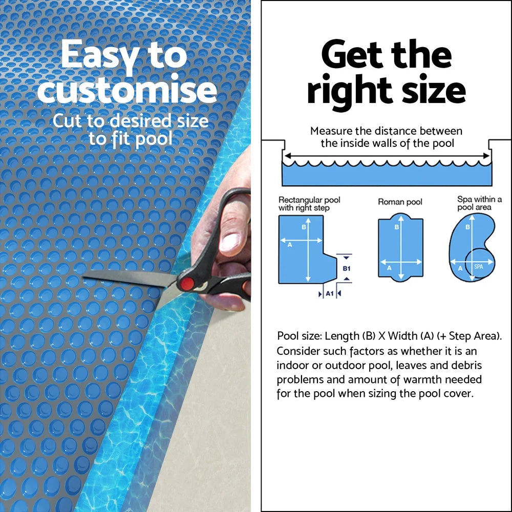 Aqua Buddy Pool Cover 600 Micron 8.5x4.2m Swimming Pool