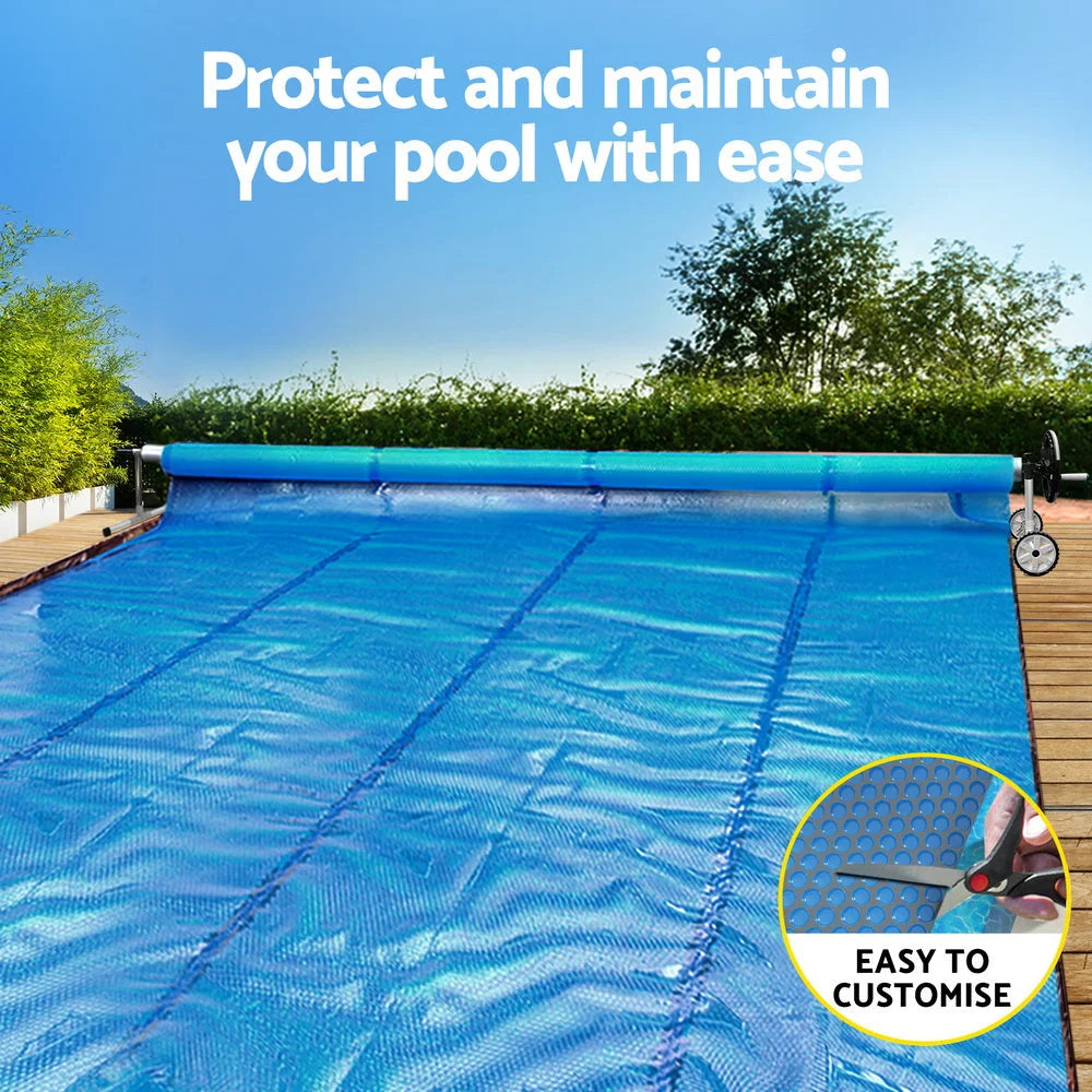 Aqua Buddy Pool Cover 600 Micron Heat Solar Blanket 9.5x5m