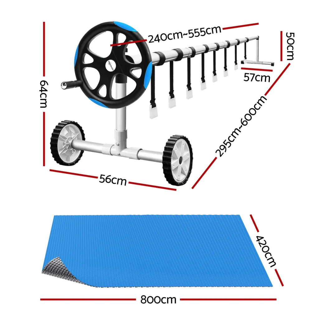 Pool Cover 600 Micron Solar Heat Blanket 8x4 2m