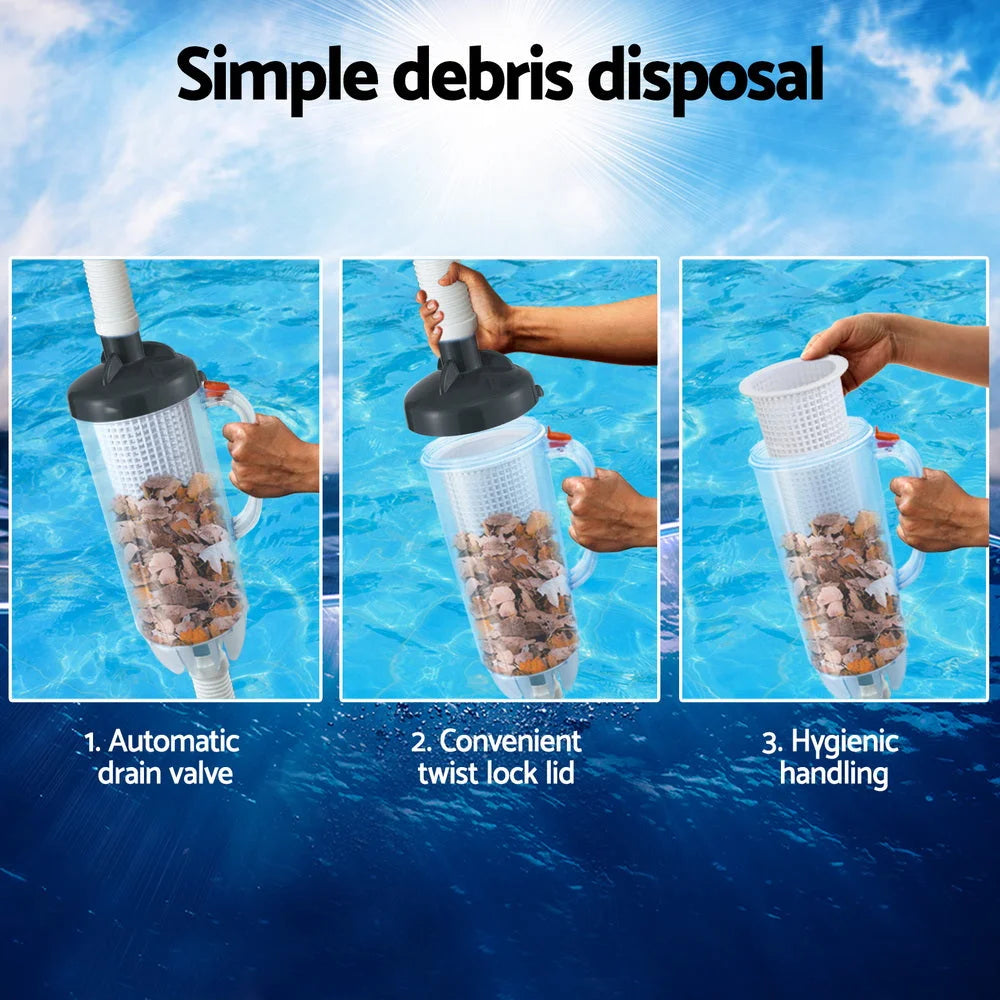 Aqua Buddy Pool Leaf Canister Cleaner Suction Catcher
