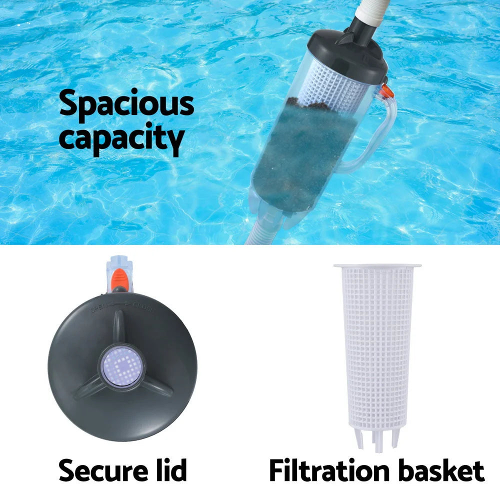 Aqua Buddy Pool Leaf Canister Cleaner Suction Catcher