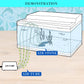 Aquarium Air Pump Oxygen Hydroponic 4 Outlet 670L/H 8W
