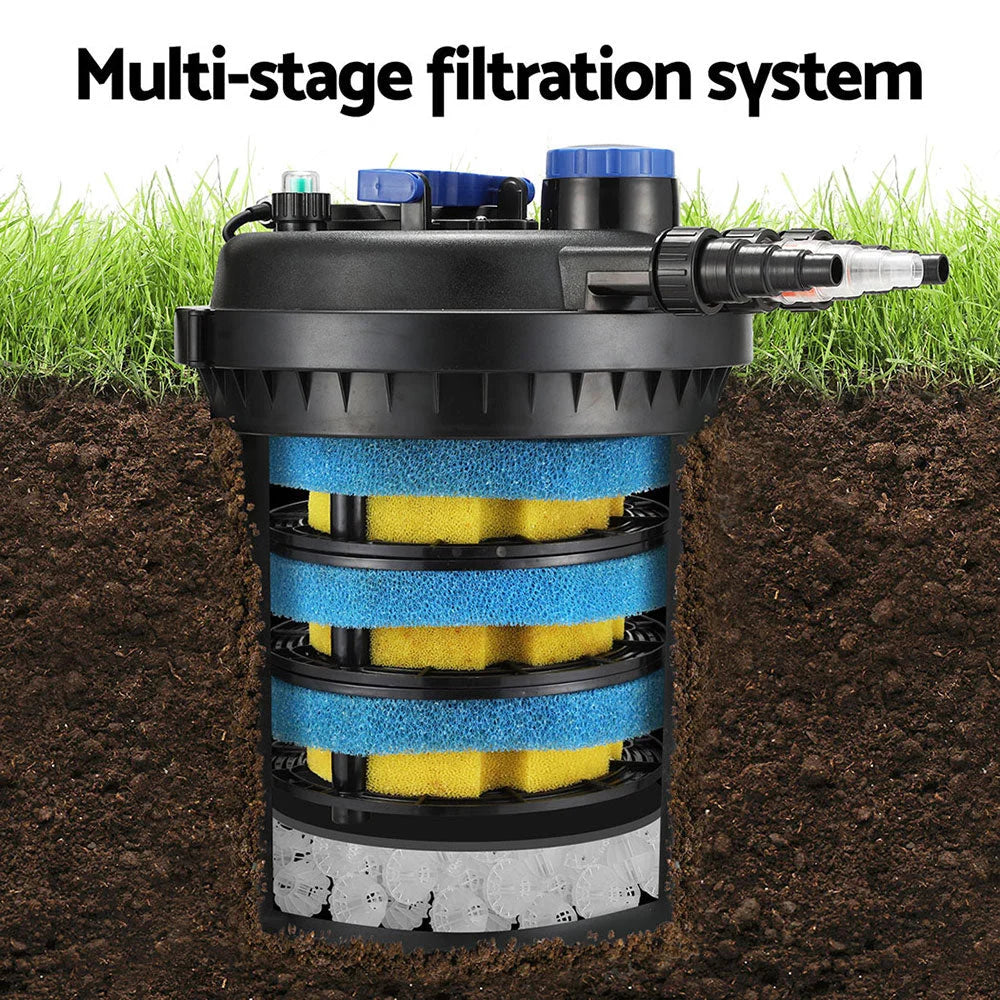 10000l garden water pump with fountain tiers and water outlet