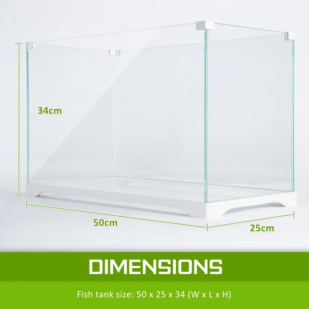 Aquarium Fish Tank 39L Starfire Glass - Dynamic Power