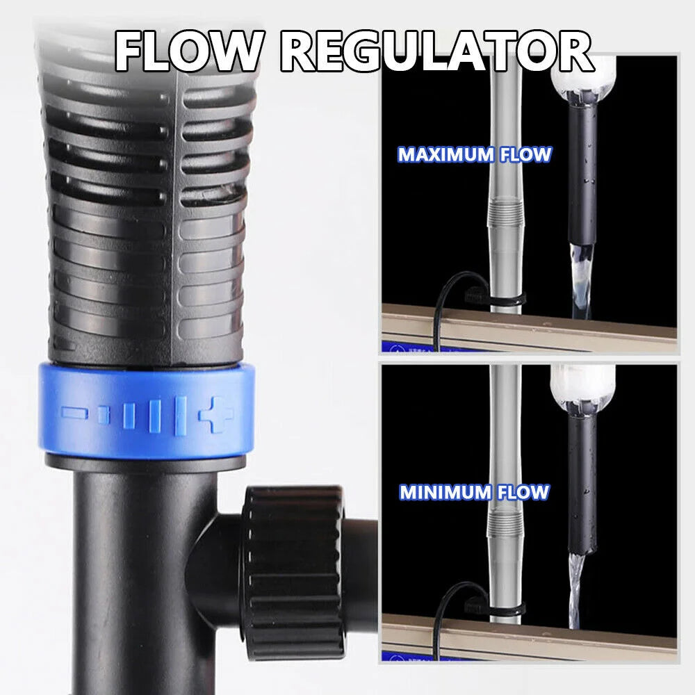 Aquarium Fish Tank Cleaner Water Exchanger Siphon Vacuum