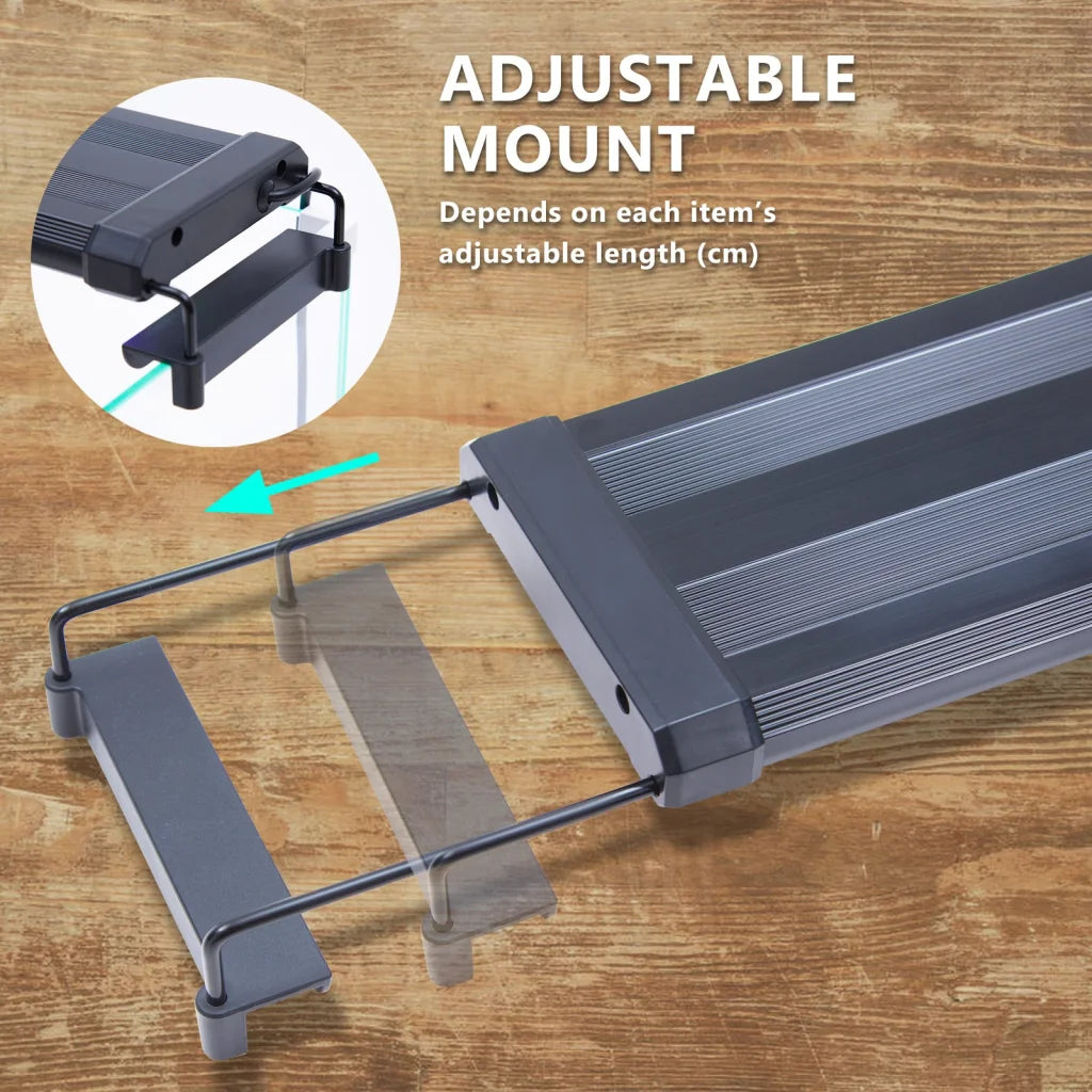 Aquarium LED Light Blue White for Tank 30-50cm Set of 2