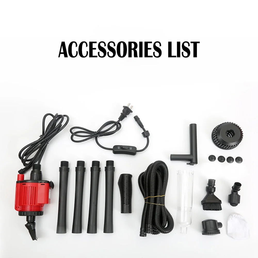 Aquarium Siphon Pump Vacuum Cleaner Fish Tank Gravel Water