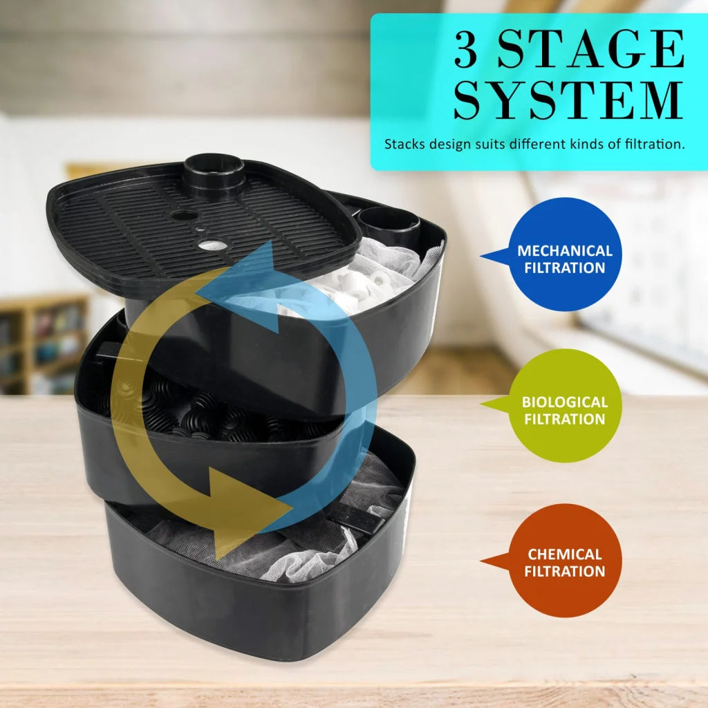 Aquarium UV light with boxed accessories and matching pieces