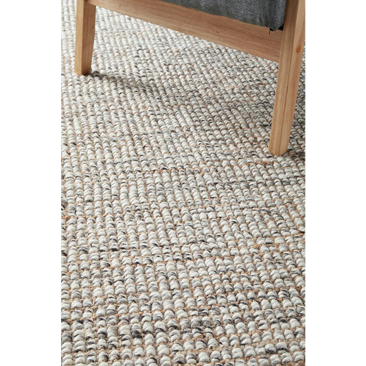 Arabella Grey Runner Rug by Rug Culture - 300X80CM - Home &