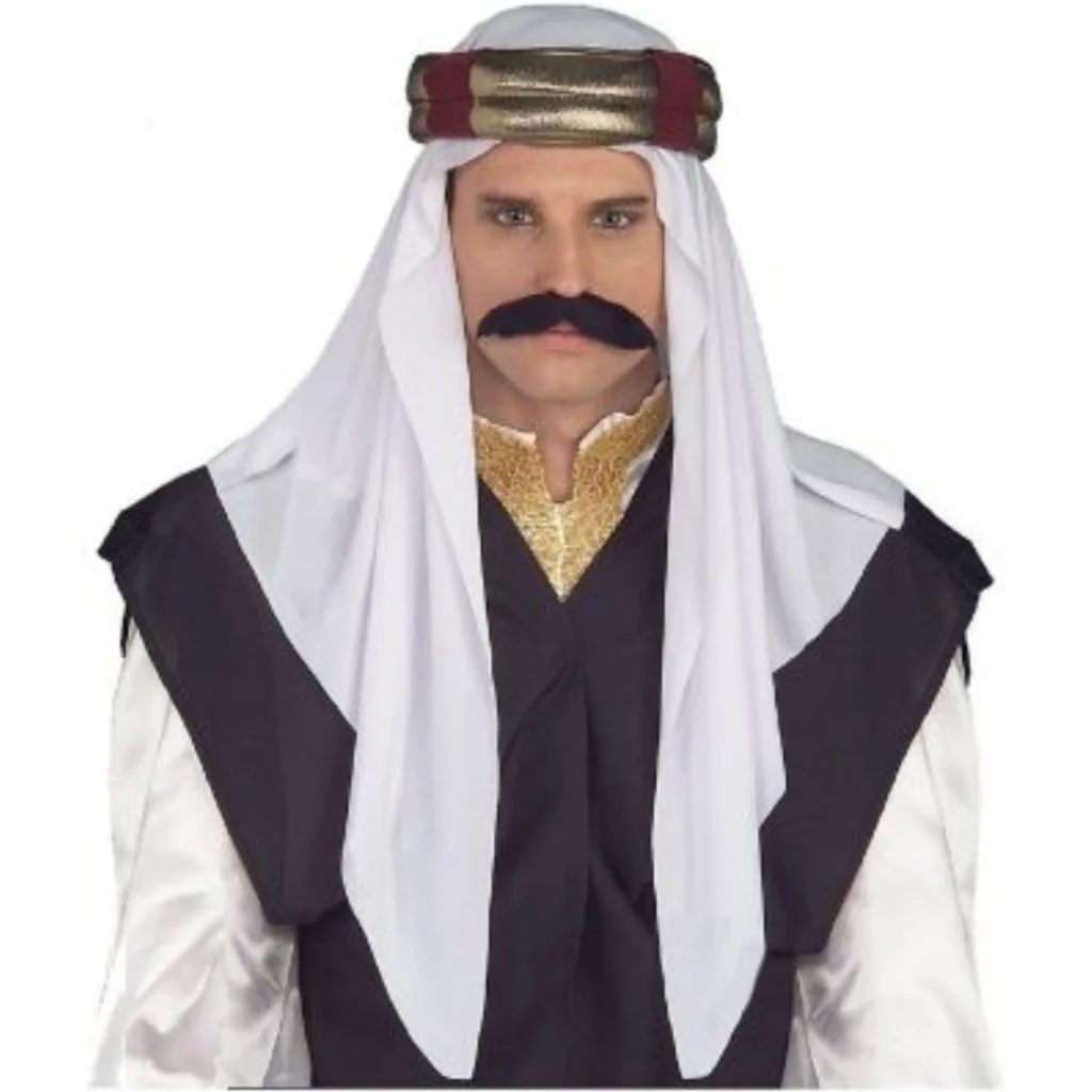 Arabian Desert Prince Hat Headpiece Costume Party Fancy