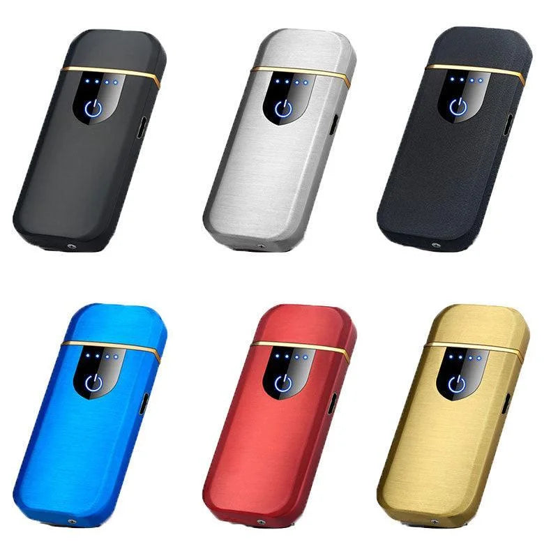 Arc Rechargeable Windproof Flameless Electronic Metal