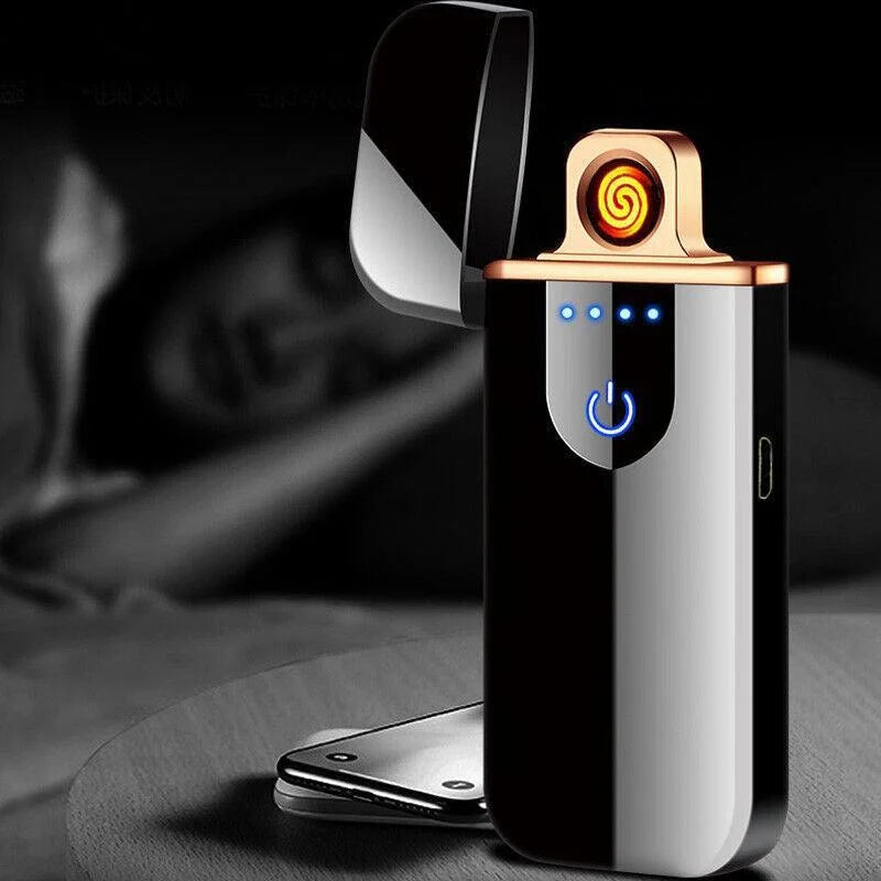 Arc Rechargeable Windproof Flameless Electronic Metal