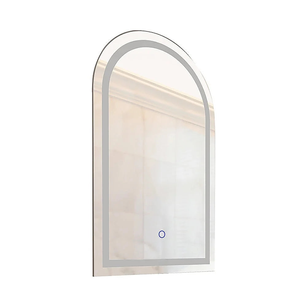 Arched LED Wall Mirror Bathroom Mirrors Makeup Anti-fog