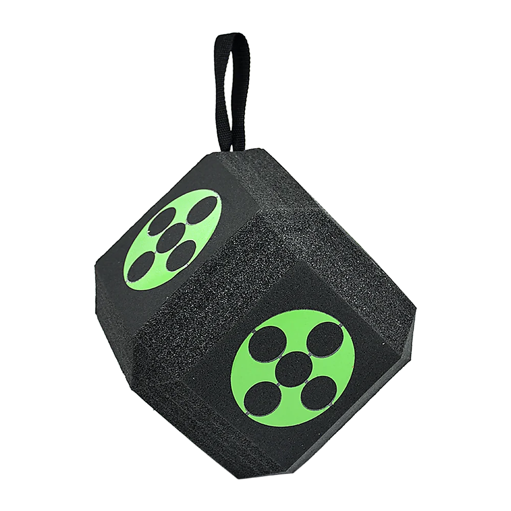 Archery 3D Dice Target Cube Reusable 18 Sides 23CM Self