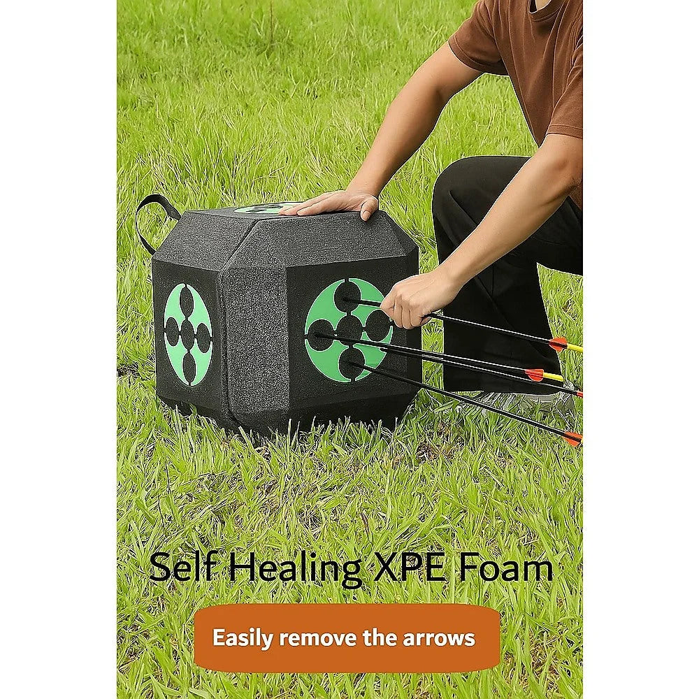 Archery 3D Dice Target Cube Reusable 18 Sides 23CM Self