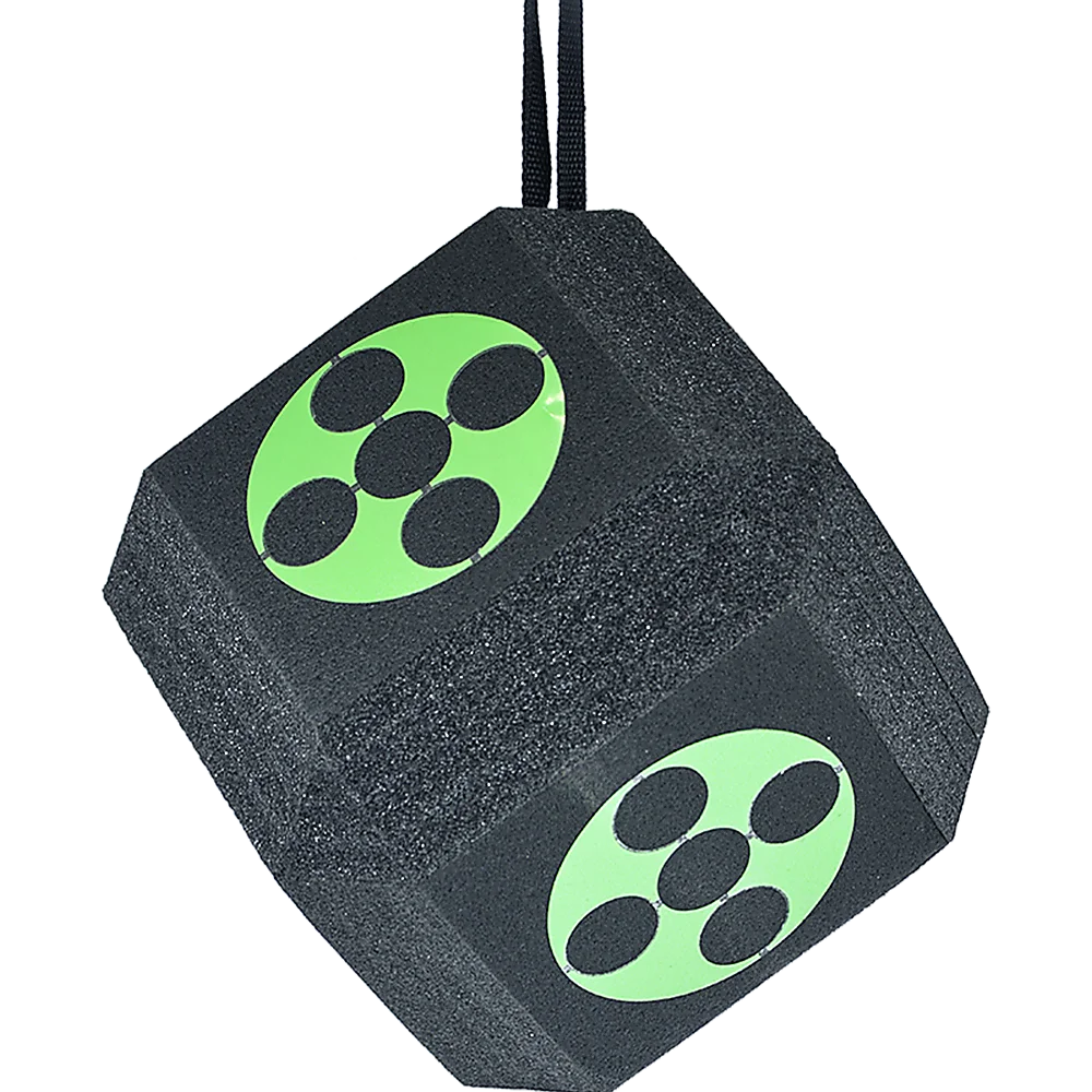 Archery 3D Dice Target Cube Reusable 18 Sides 23CM Self