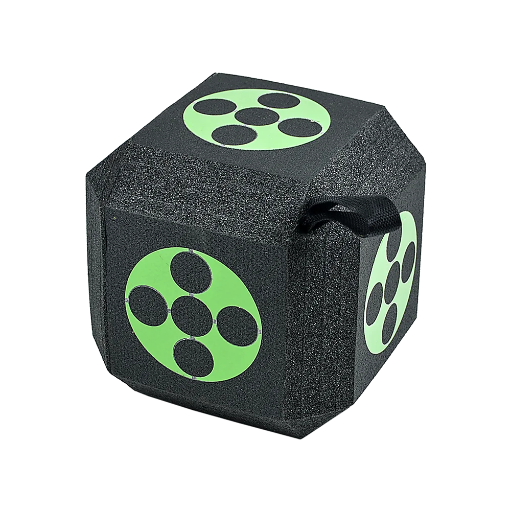 Archery 3D Dice Target Cube Reusable 18 Sides 23CM Self