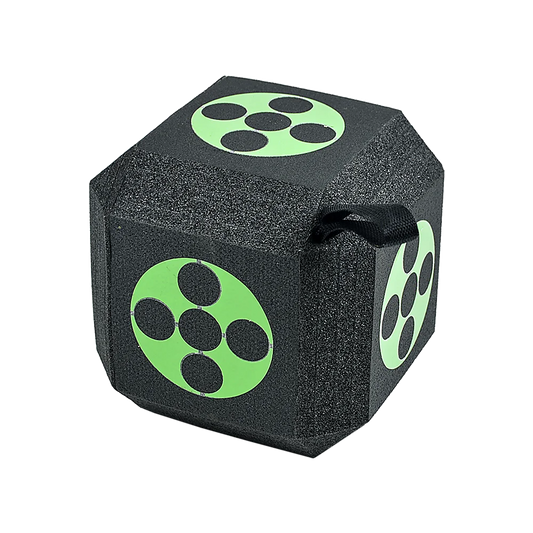 Archery 3D Dice Target Cube Reusable 18 Sides 23CM Self