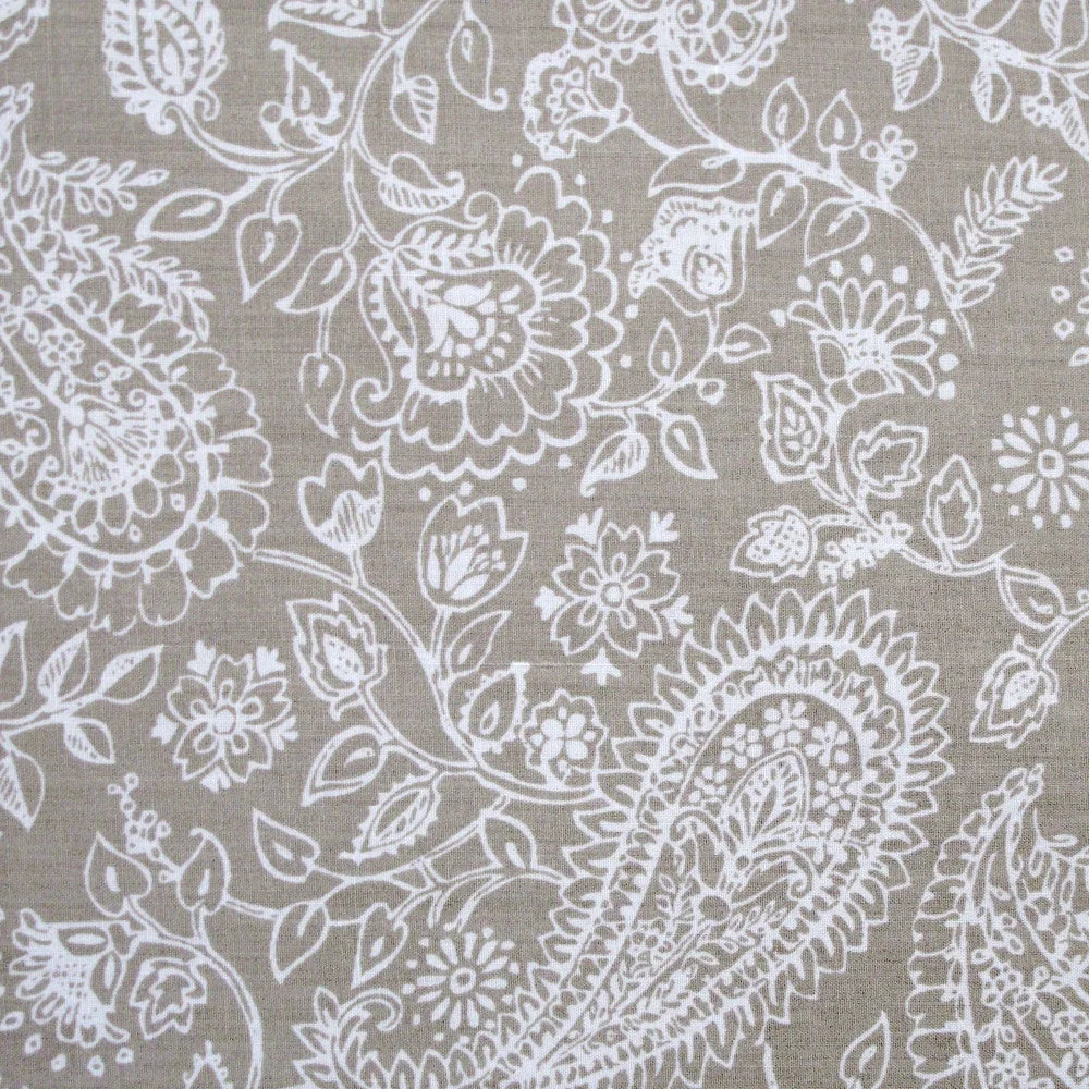 Ardor 225TC Cotton Rich Paisley Stone Quilt Cover Set