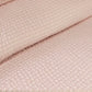Ardor Ingrid Blush Seersucker Stripe Quilt Cover Set
