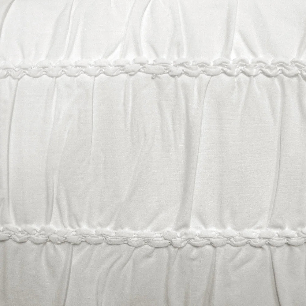 Ardor Tuscany White Quilt Cover Set - Queen - Home & Garden