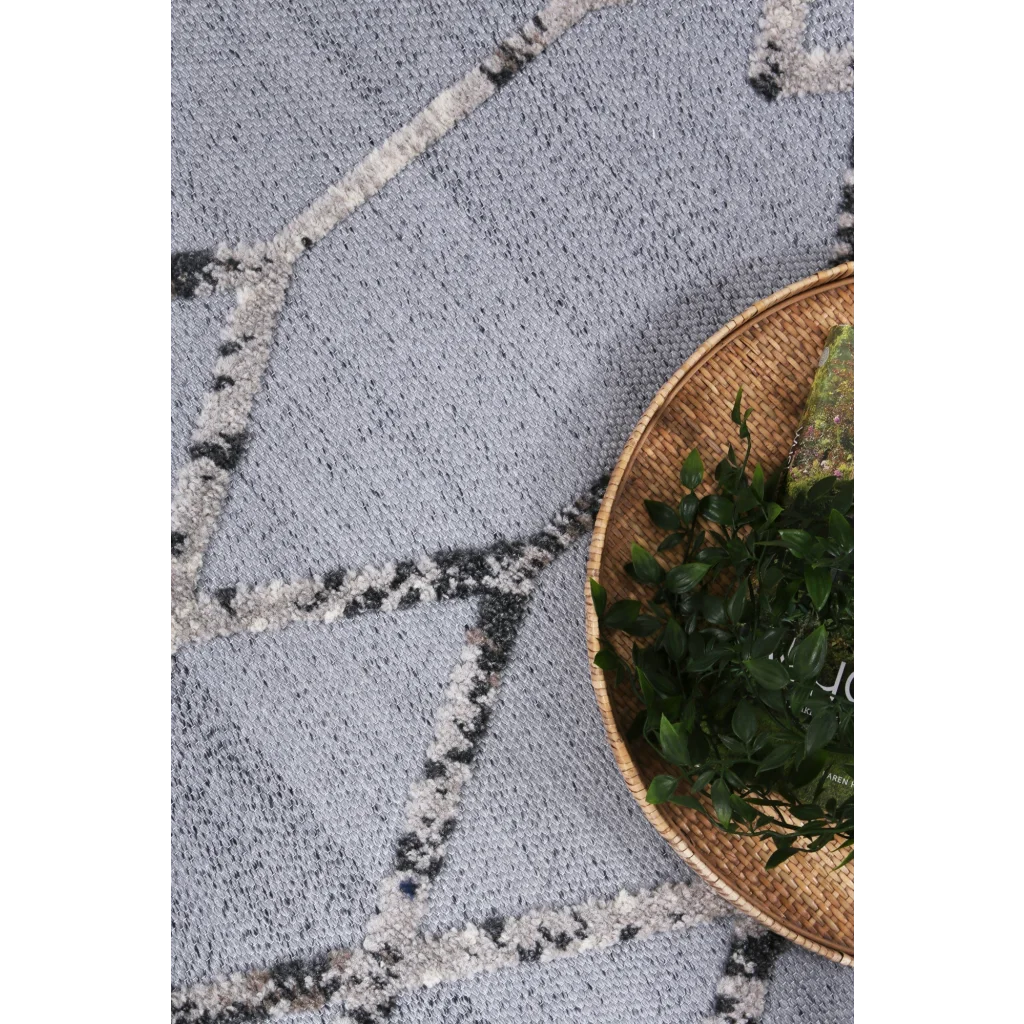 Ares 04 Grey/Anthracite Rug - 200x290 - Home & Garden