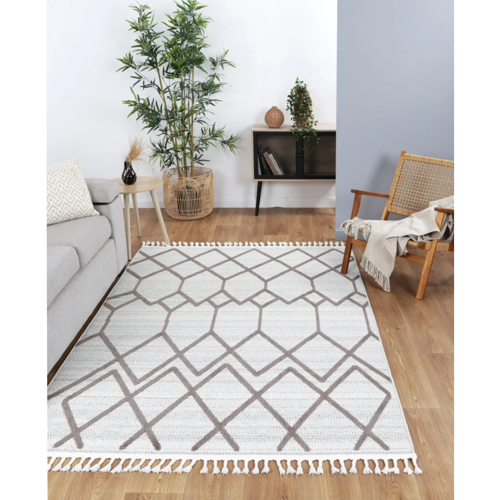 Ares Rug 03 Cream Beige 80x300 - Home & Garden