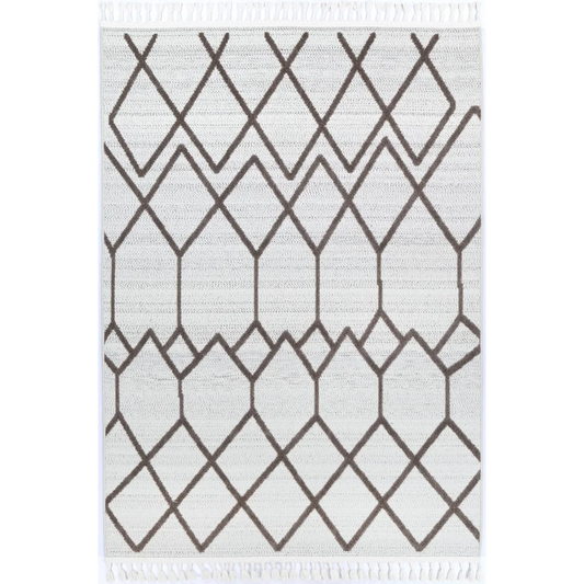 Ares Rug 03 Cream Beige 80x300 - Home & Garden