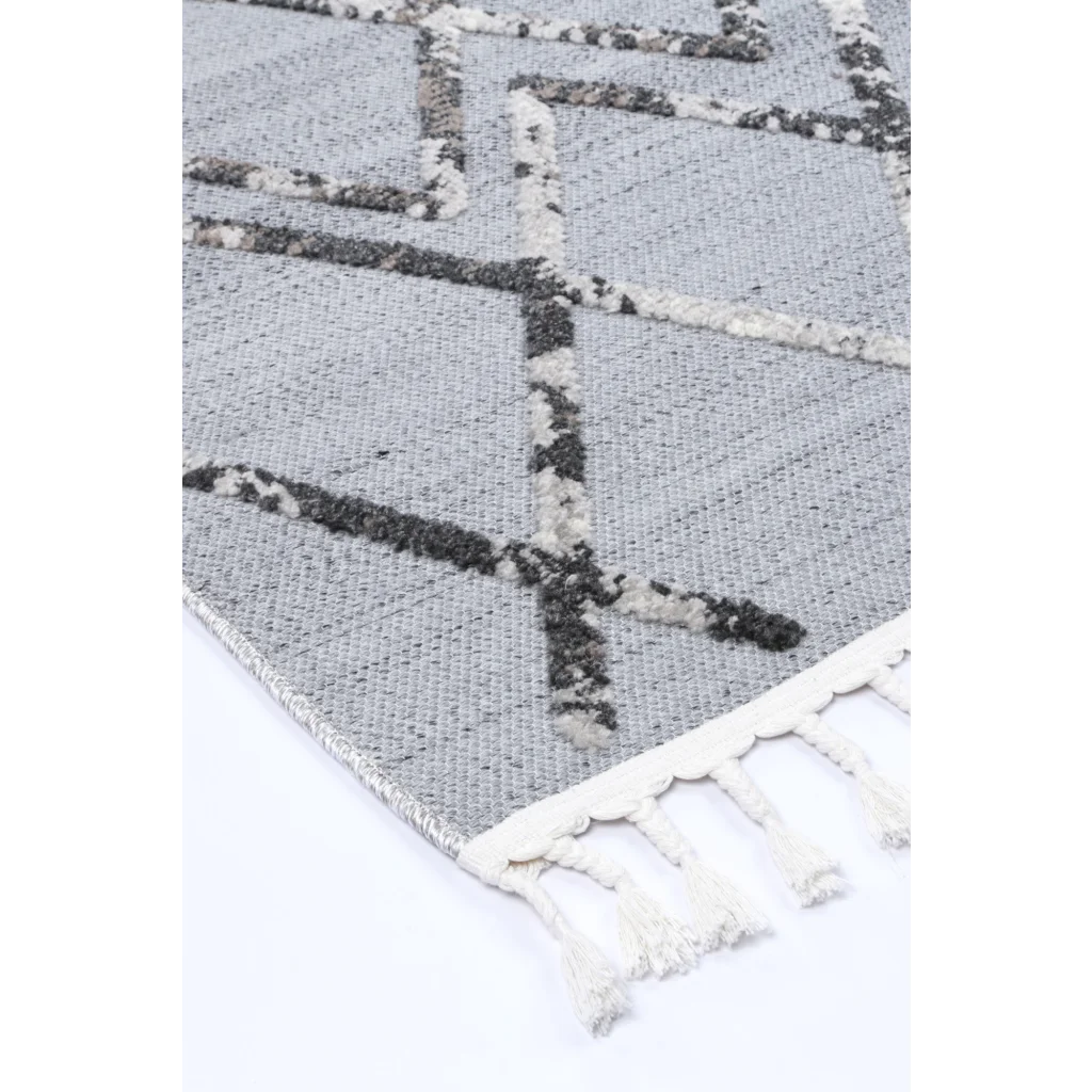 Ares Rug 04 Grey Anthracite 80x300 - Home & Garden