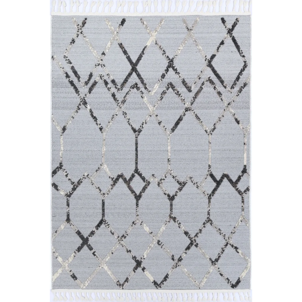 Ares Rug 04 Grey Anthracite 80x300 - Home & Garden