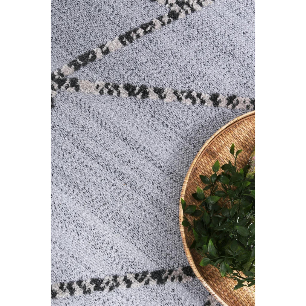 Ares Rug 06 Grey Anthracite 160x230 - Home & Garden