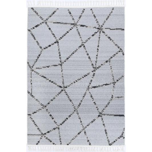 Ares Rug 06 Grey Anthracite 160x230 - Home & Garden