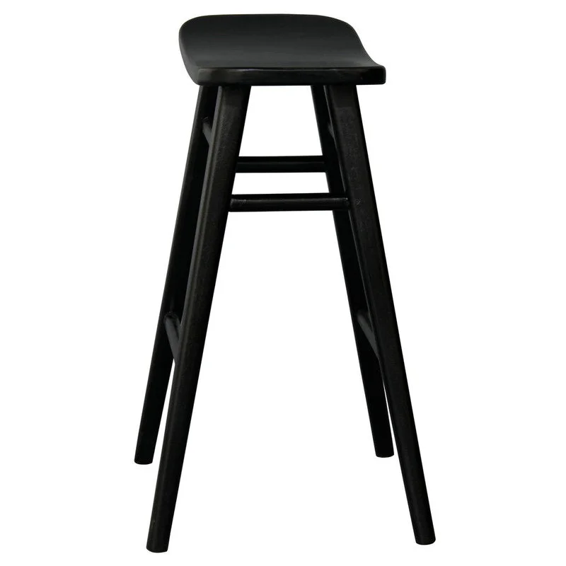 Aria Oval Solid Timber Counter Stool