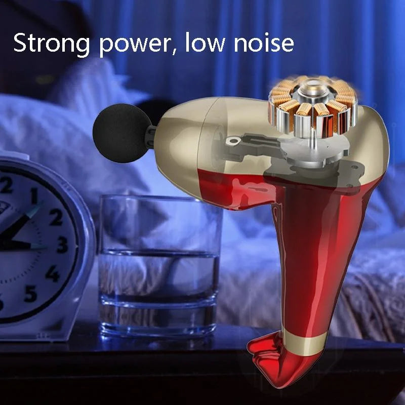 Arm Shape Usb Massage Gun For Muscle Relaxation - Black