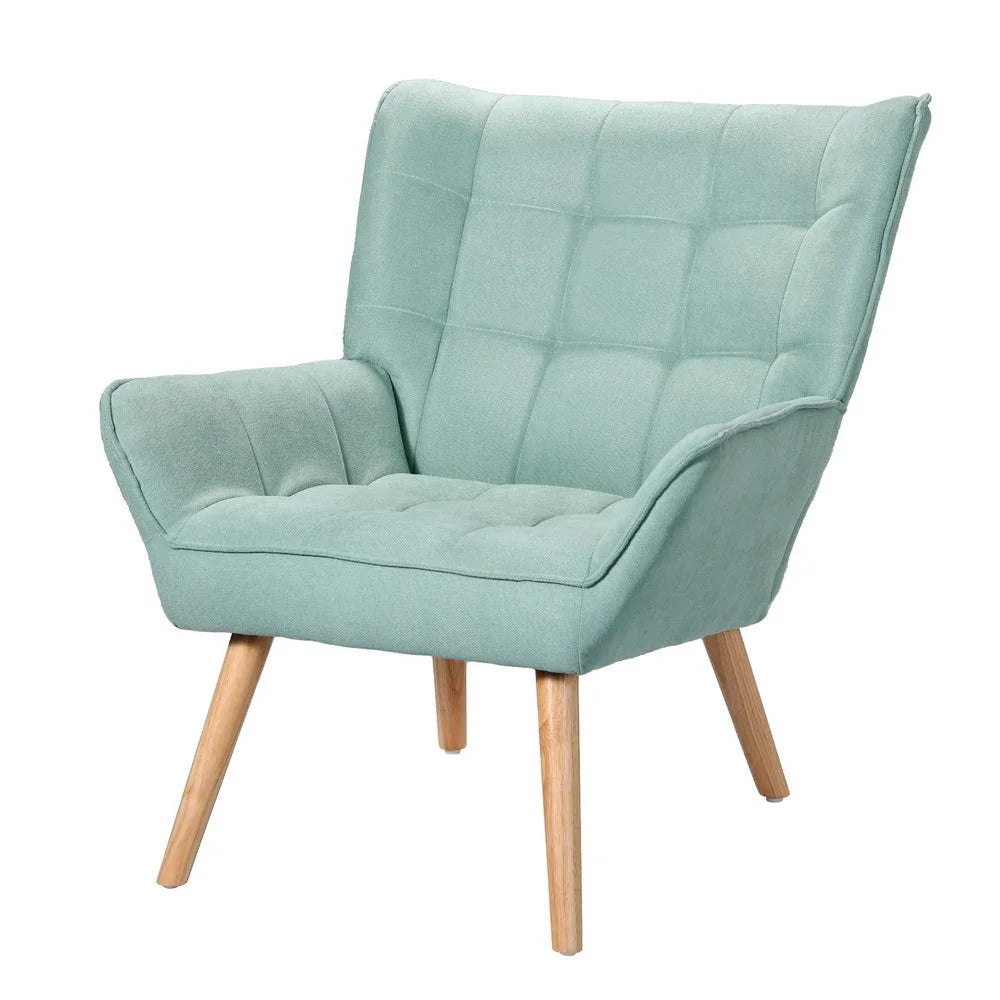 Armchair Lounge Chair Accent Sofa Linen Fabric Cushion