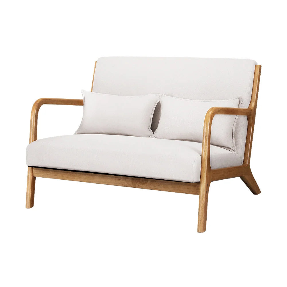 Armchair Lounge Chair Accent Sofa Loveseat - Beige