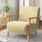 Armchair Velvet - Yellow Olie
