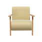 Armchair Velvet - Yellow Olie