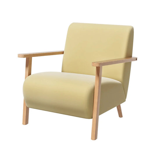 Armchair Velvet - Yellow Olie