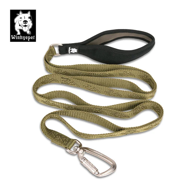 Army Green Leash - Whinhyepet (L)