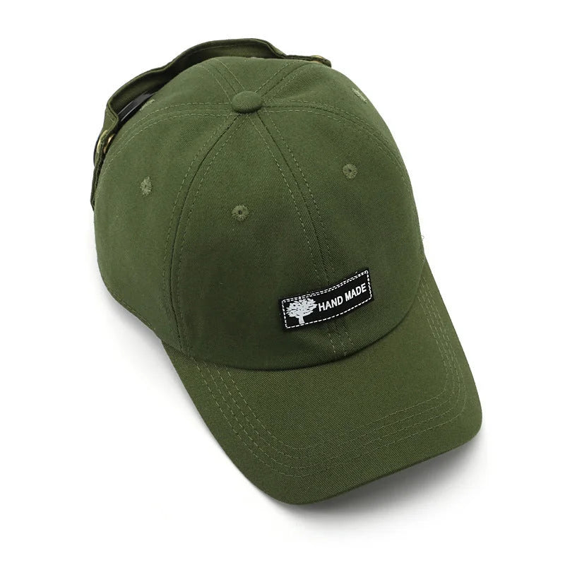 Army Green Stylish Aviator Goggle Baseball Cap - Unisex
