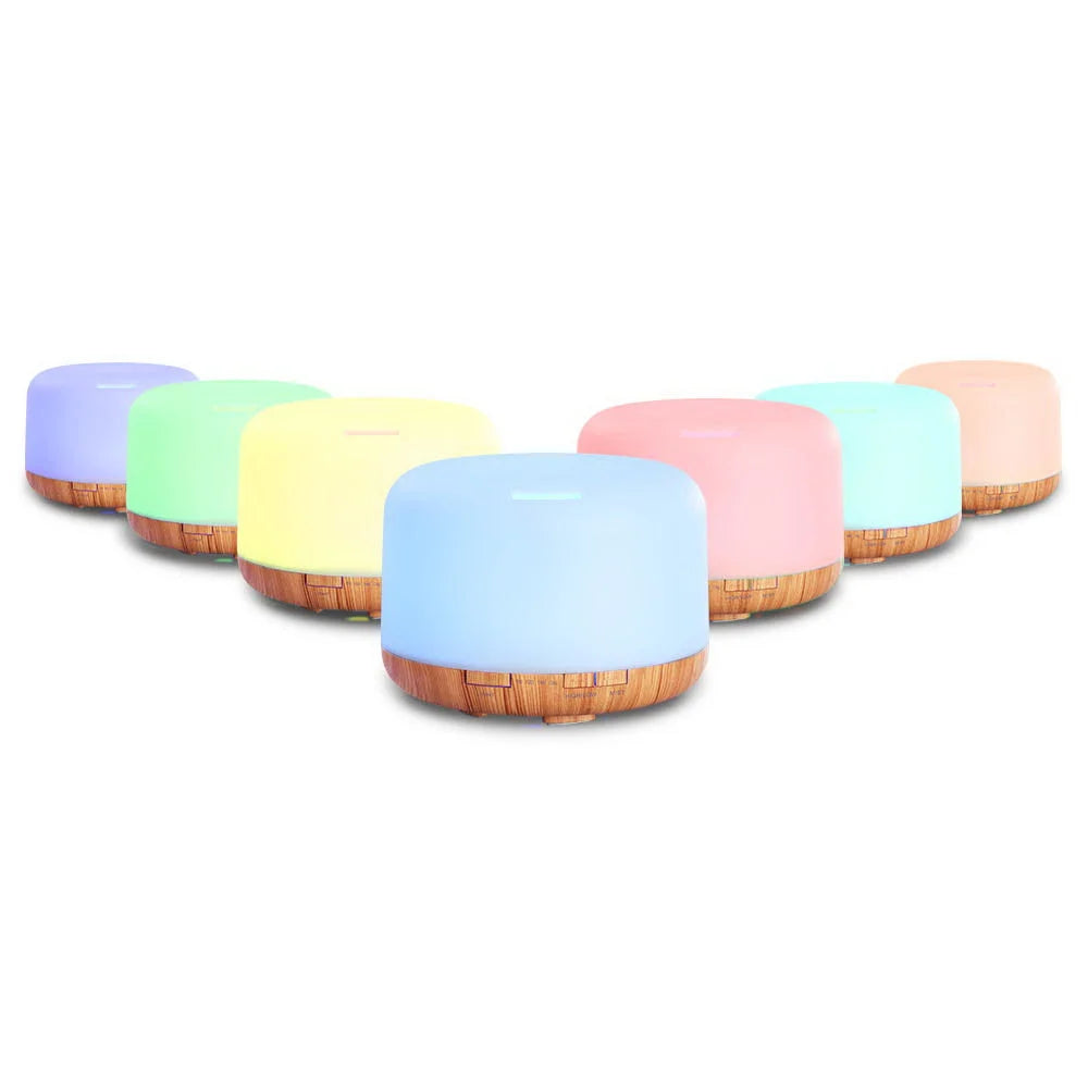 Aroma Diffuser 500 ml LED Night Light Humidifier Light Wood
