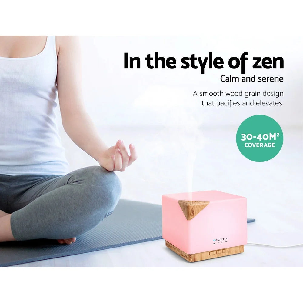 Aroma Diffuser 600 ml Air Humidifier & Night Light - Aroma