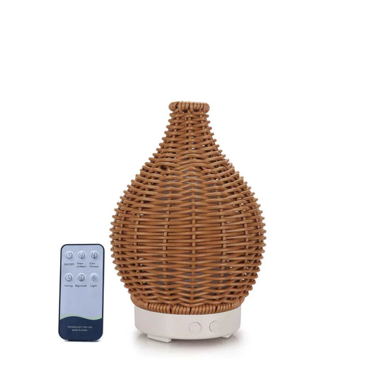 Aroma Diffuser Essential Oil with Remote - 100ml Rattan