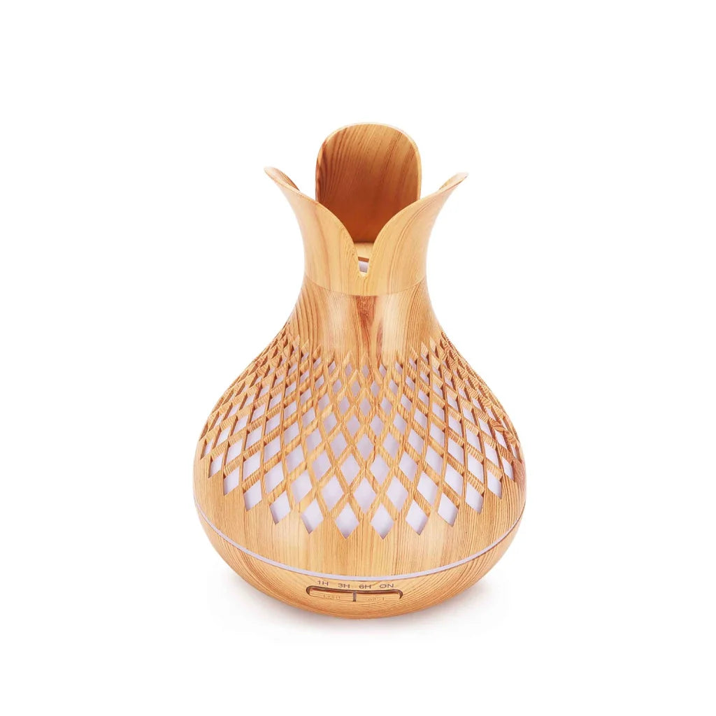 Aroma Diffuser Essential Oil with Remote - 500ml Vase