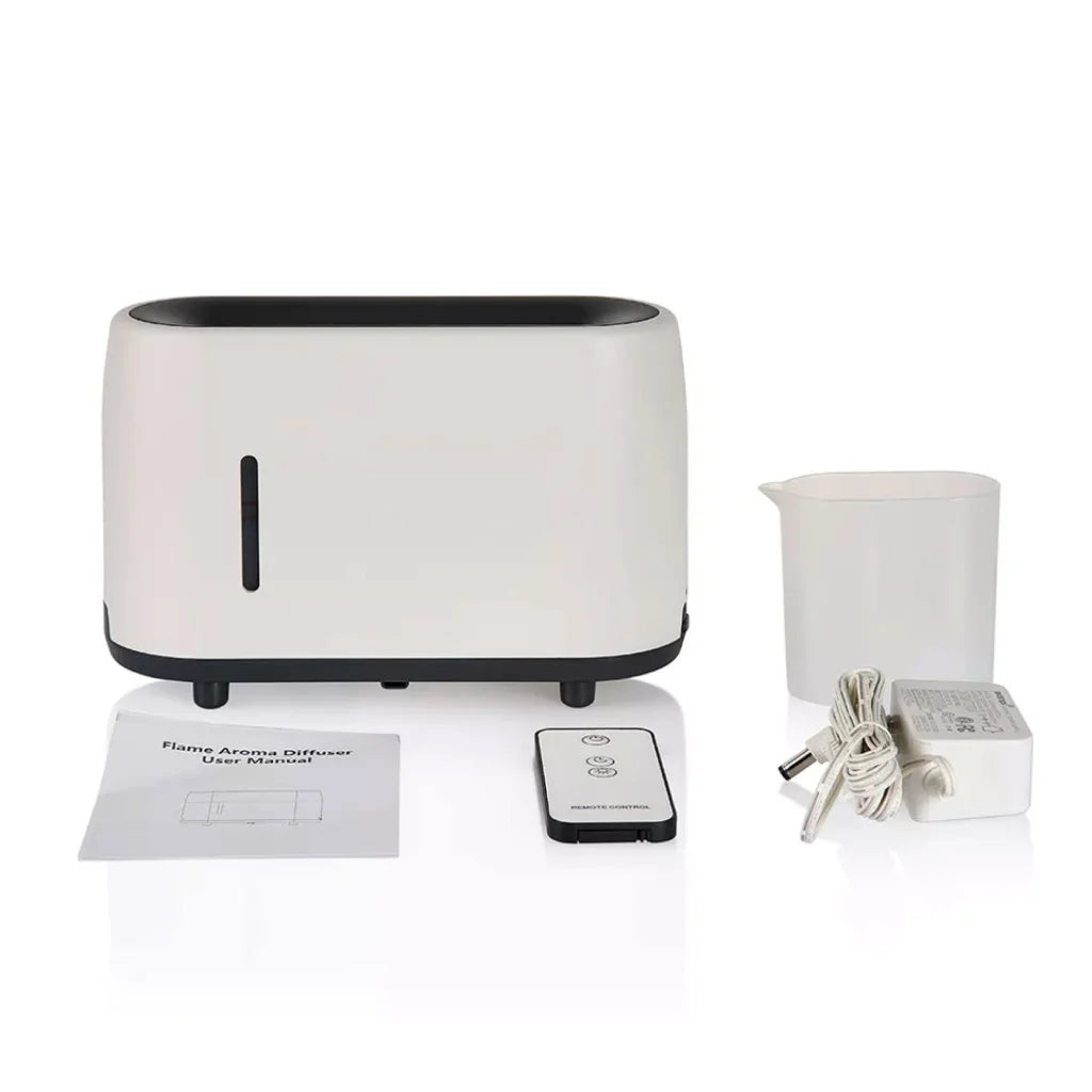 Aroma Diffuser Essential Oil with Remote - White 240ml