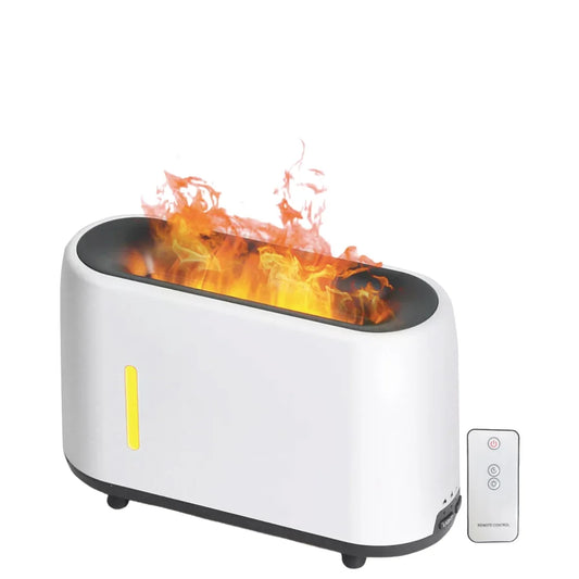 Aroma Diffuser Essential Oil with Remote - White 240ml